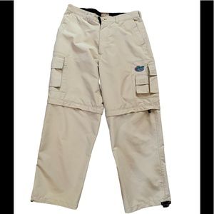 Gutz and Glory PFG cargo convertible pants size large NWOT